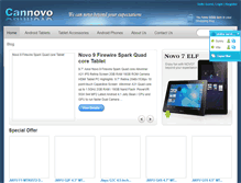 Tablet Screenshot of cannovo.com